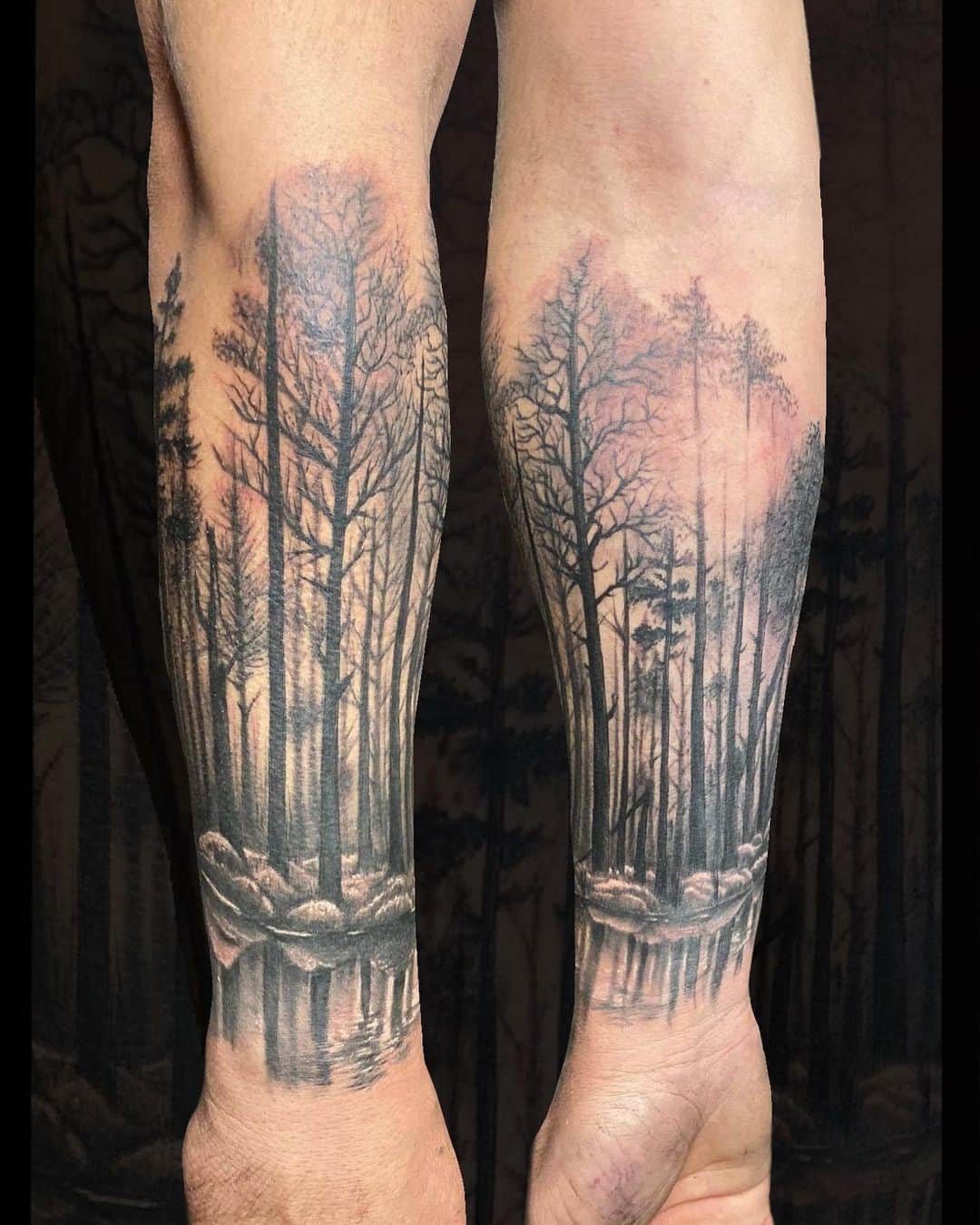 forest tattoo