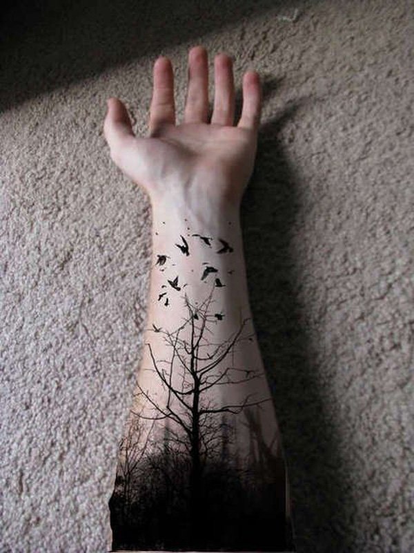 forest tattoo