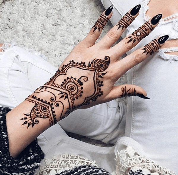 Most Lovely Mehndi Tattoos of All Time - Top Beauty Magazines