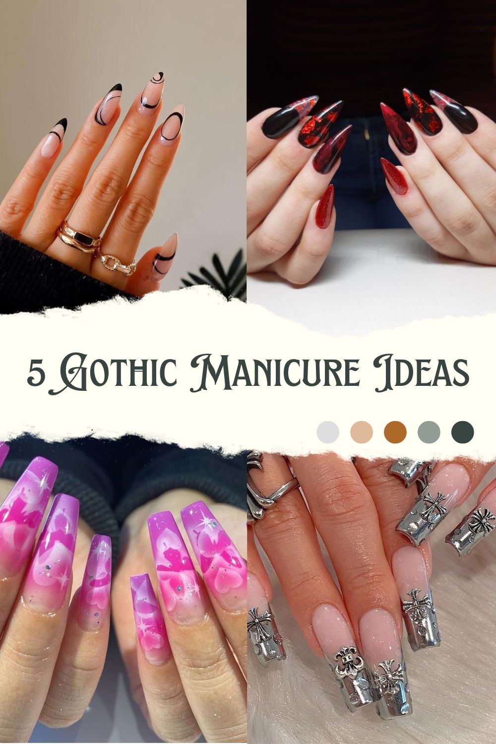 5 Gothic Manicure Ideas