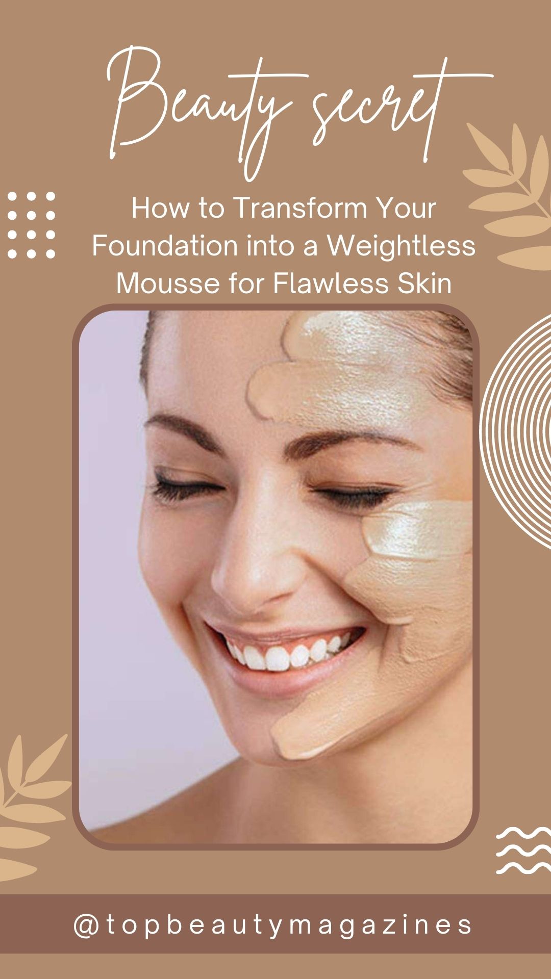 How to Transform Your Foundation into a Weightless Mousse for Flawless Skin