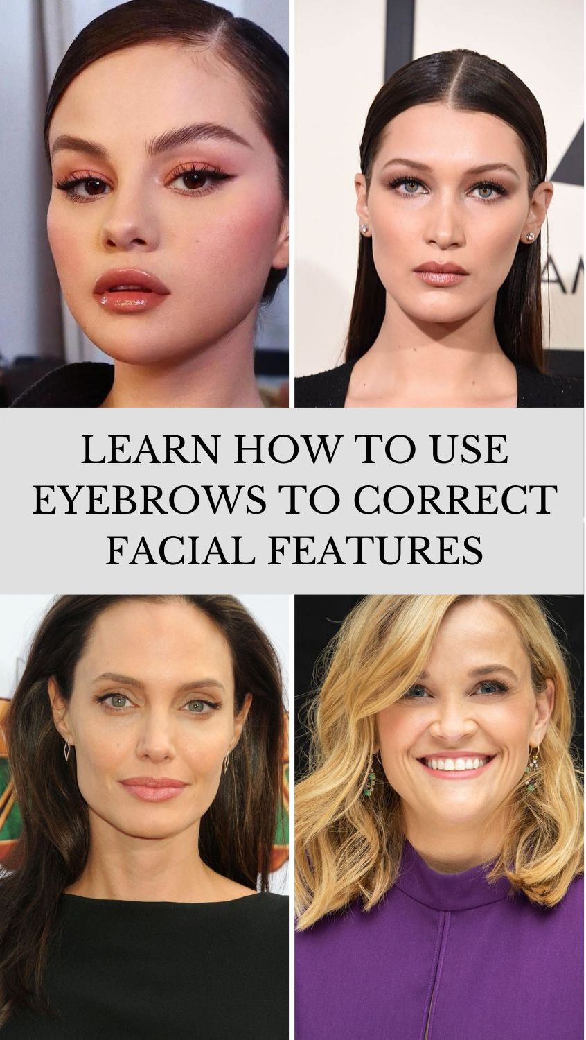 Eyebrow to adjust facial features