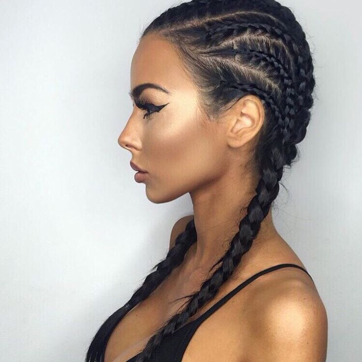 Sports Simple Braided Hairstyles