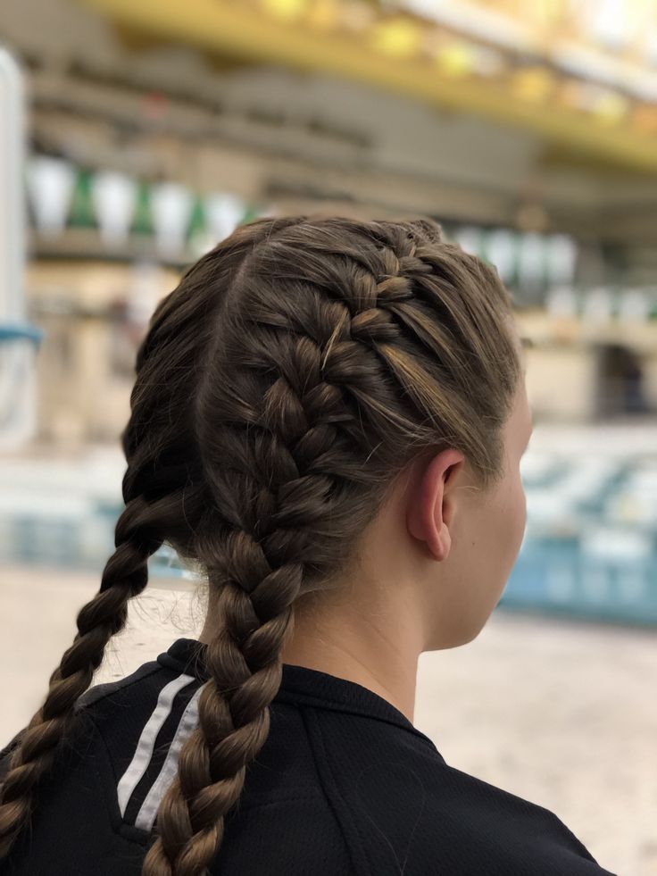 Sports Simple Braided Hairstyles