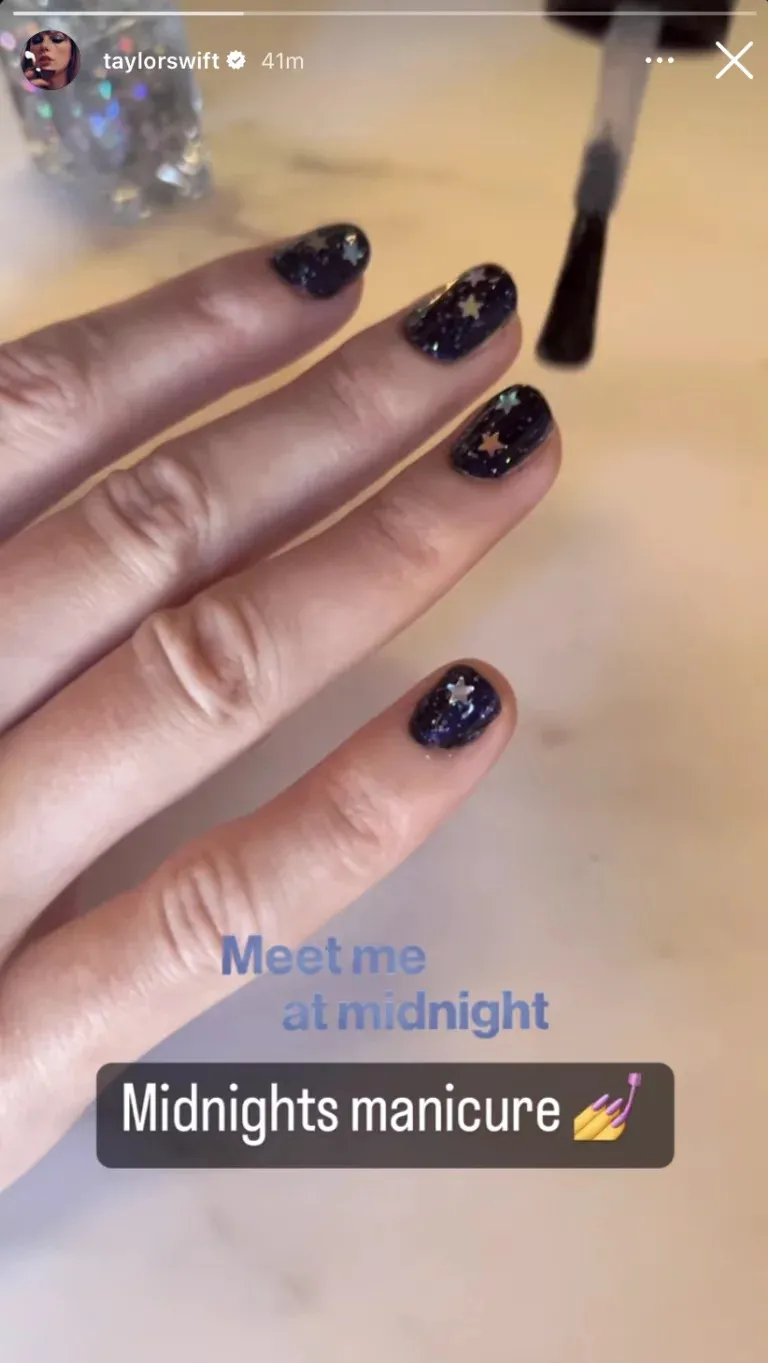 Taylor Swift's Midnights Manicure