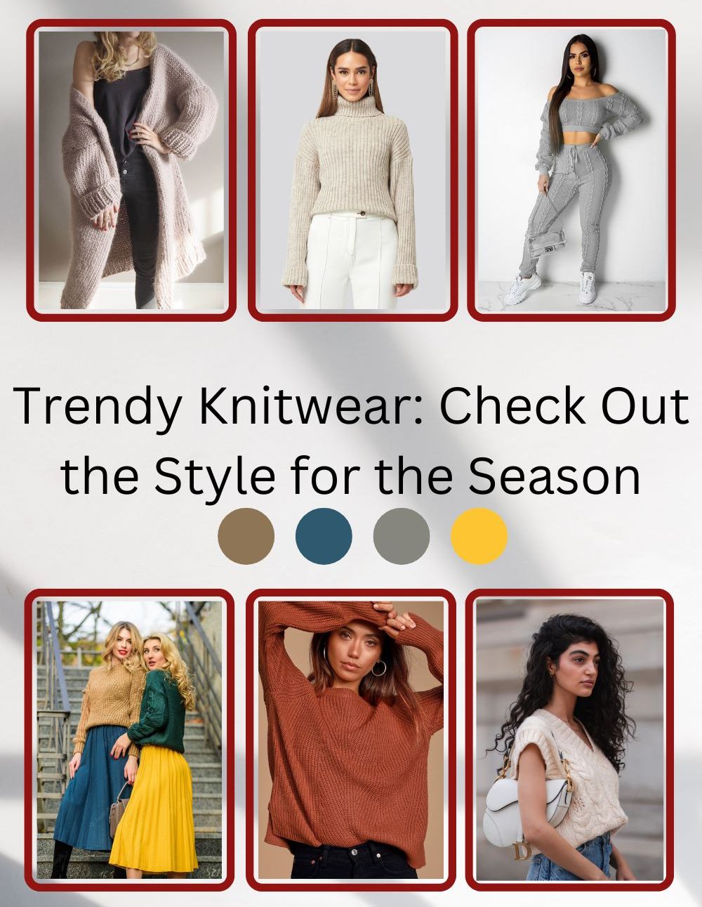 Trendy Knitwear: Check Out the Style for the Season