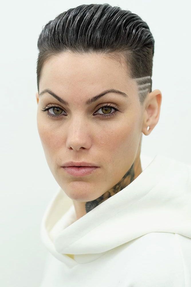 Undercut with Slicked Back Hair