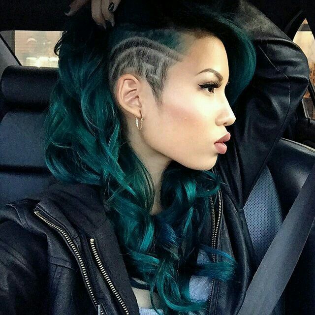 Undercut with shaved musical symbols