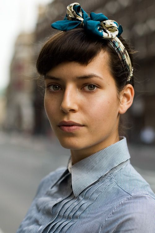40 Trendy Bandana Hairstyles to Inspire You! 29 Bangs and a Bandana Hairstyle