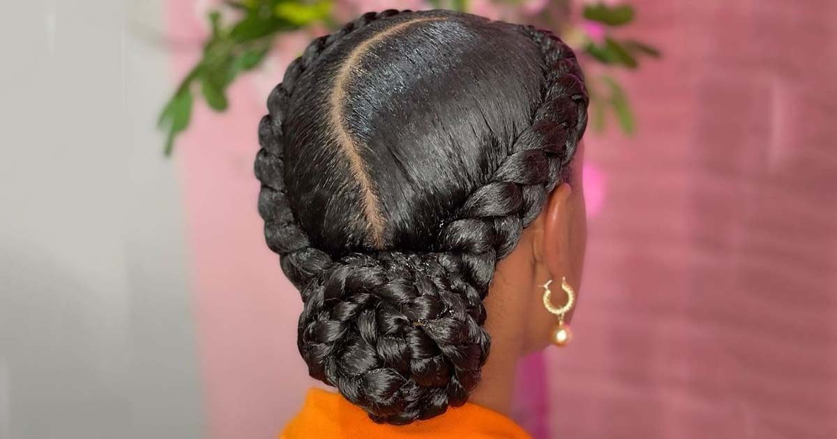 The Braide Low Bun