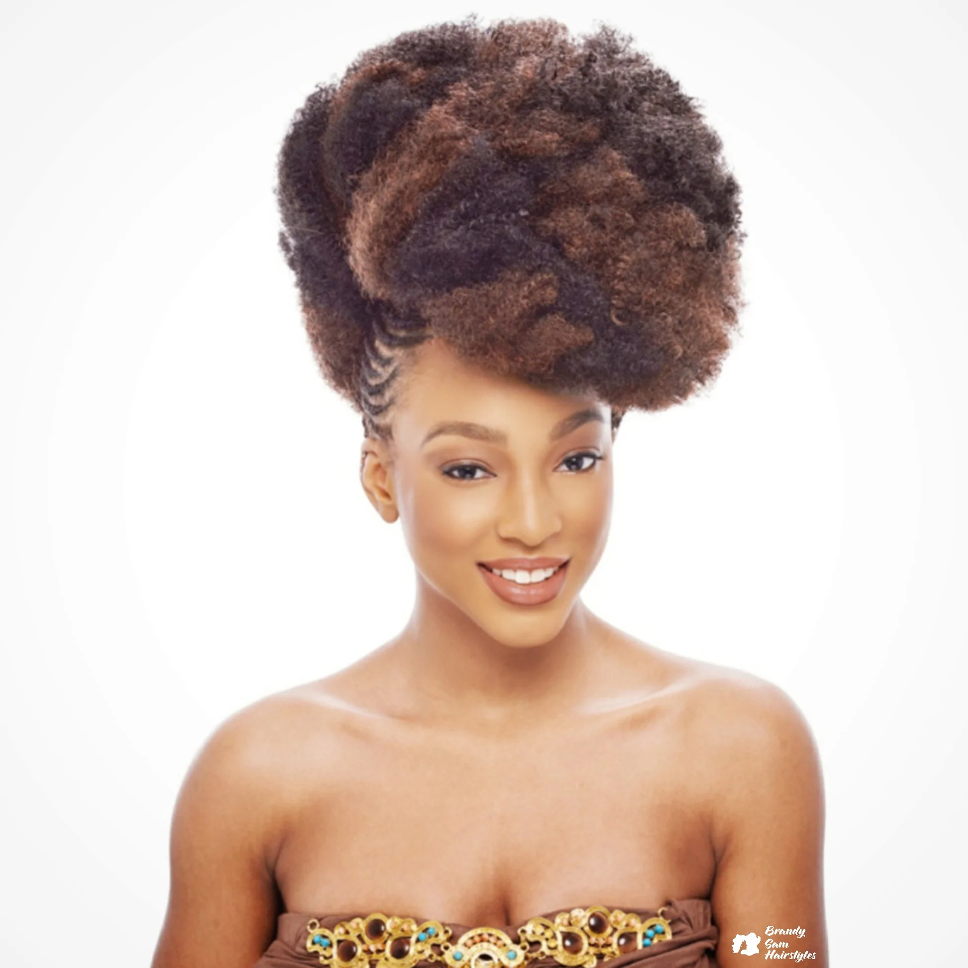 47 Ways to Style Your Crochet Hairstyle! 6 Afro Bouffant
