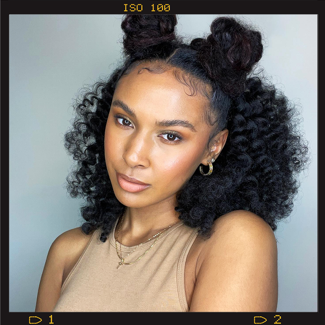 47 Ways to Style Your Crochet Hairstyle! 36 Half-up space buns