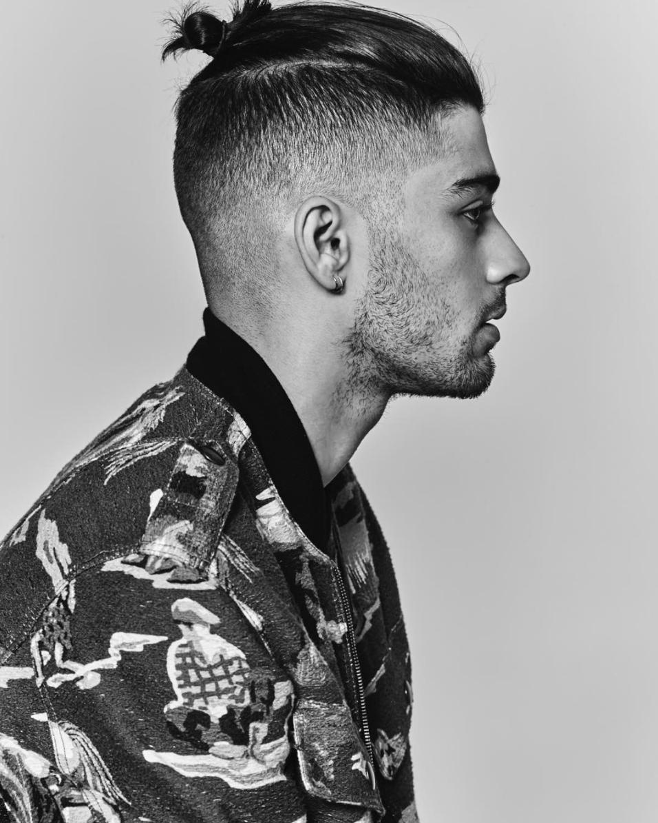 Sleek Top-bun with an Undercut