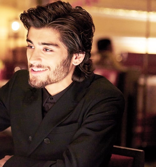 Long Hair with a Side-parting