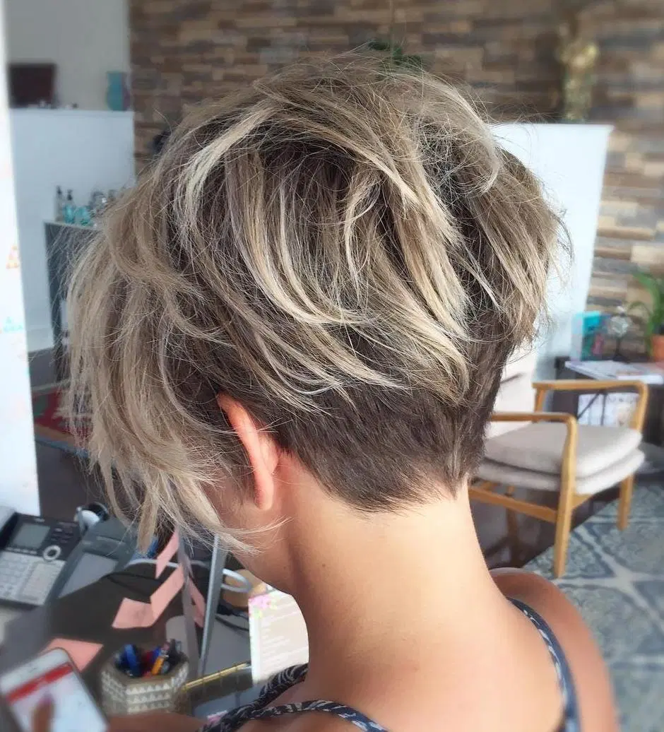 Undercut Pixie with Messy Layers 