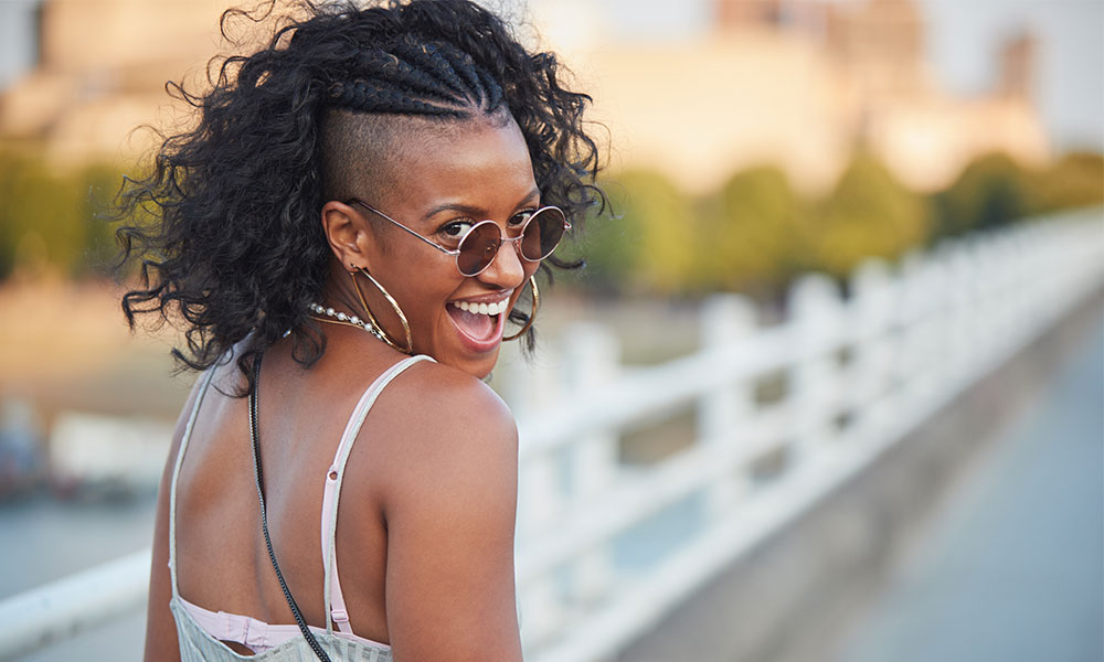 Cornrows with an Undercut for Short Hair