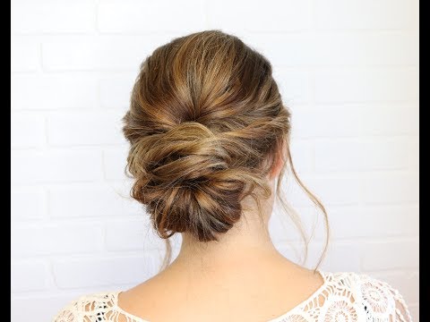 The Twisted Low Bun