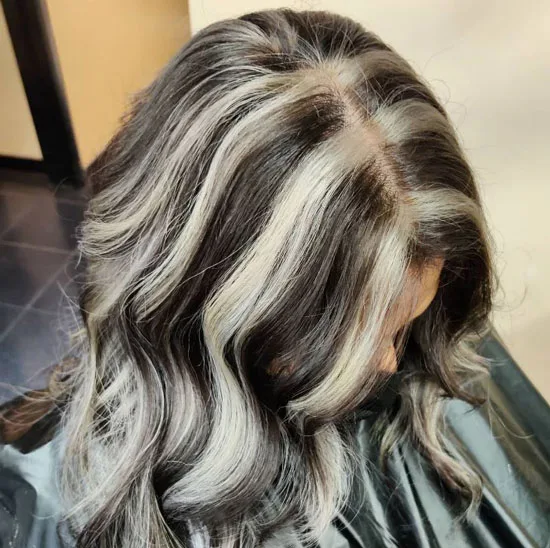 Alternative Coloring with Mid-parted Loose Locks