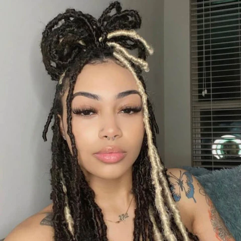 Hair Bow Hairstyle with Dreadlocks
