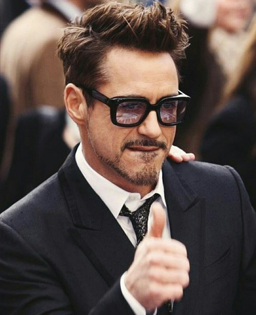Tousled Quiff Hairstyle with a Side-parting