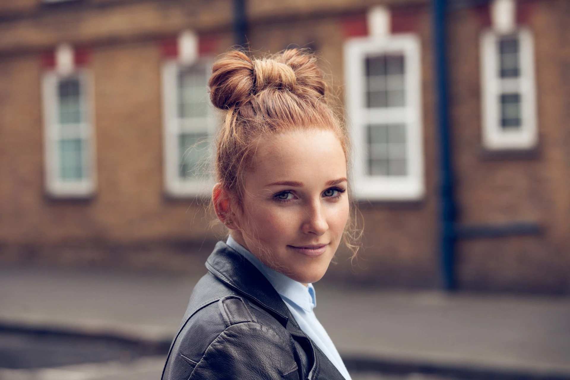 40 Top-Knot Hairstyles That Will Keep You Looking Fabulous All Day Long 38 Top Knot Tied in a Hair Bow Hairstyle