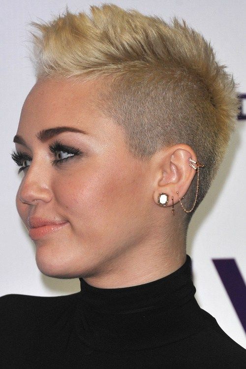 Short Textured Mohawk with Undercut