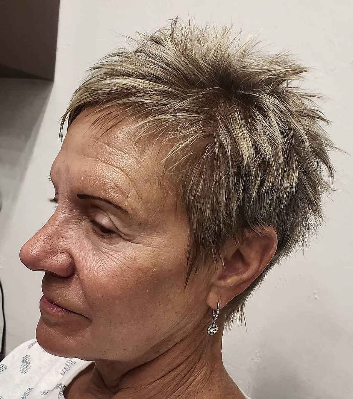 Shaggy Pixie for Women Over 50