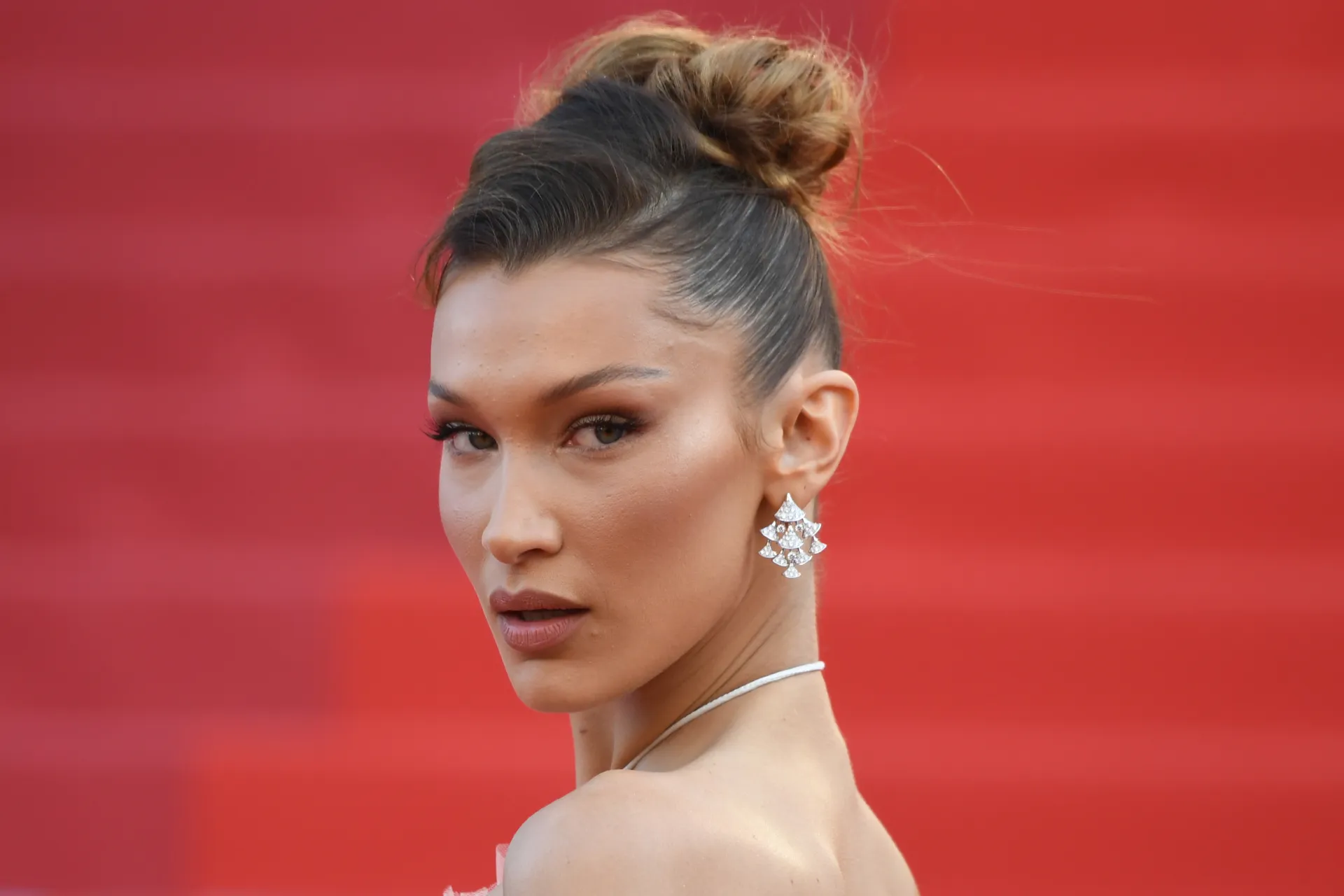 Side-parted Tousled and High Updo