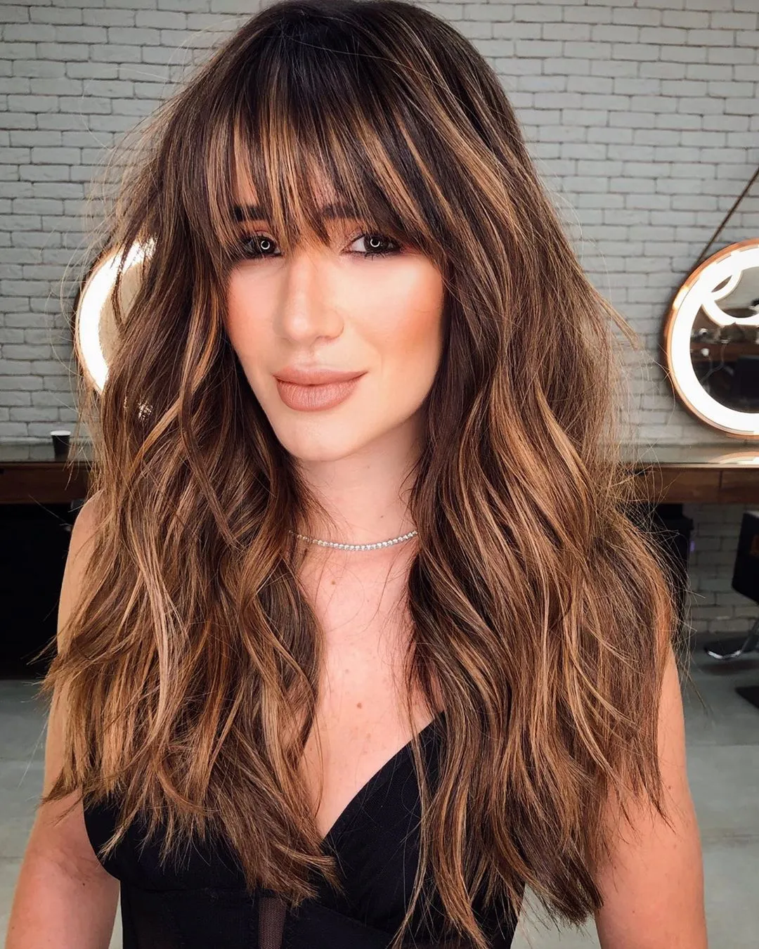 Layered Cut with Spiky Bangs