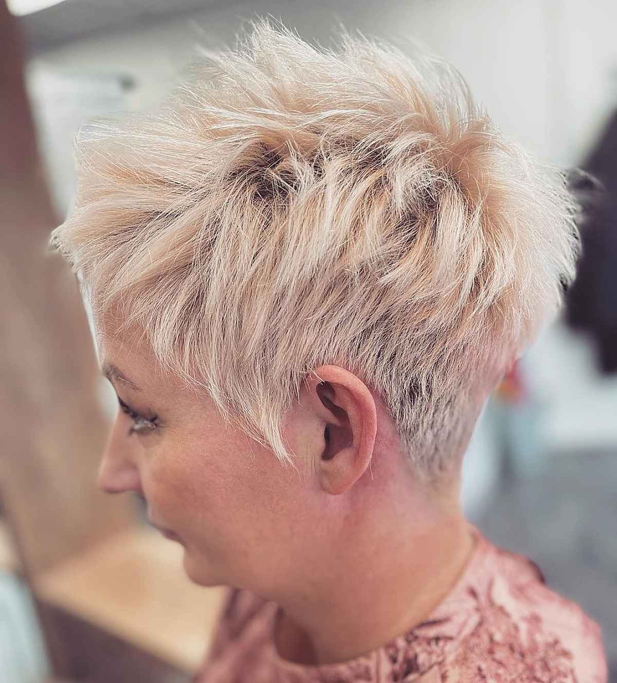 Messy Textured Pixie Cut