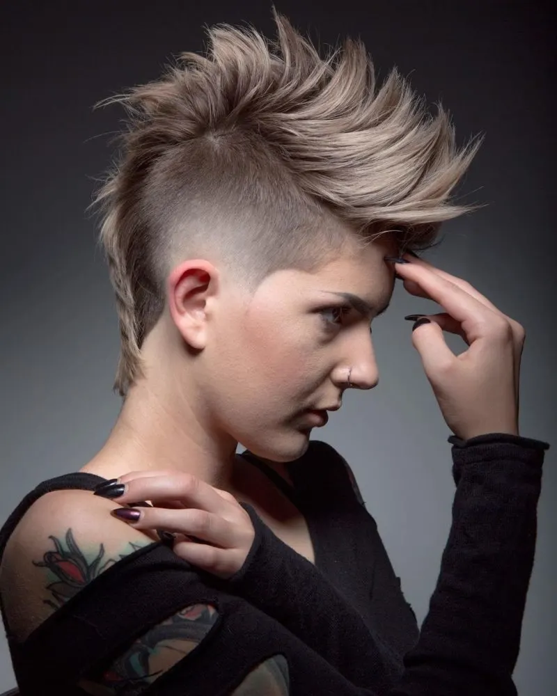 Spiky Mohawk with Undercut