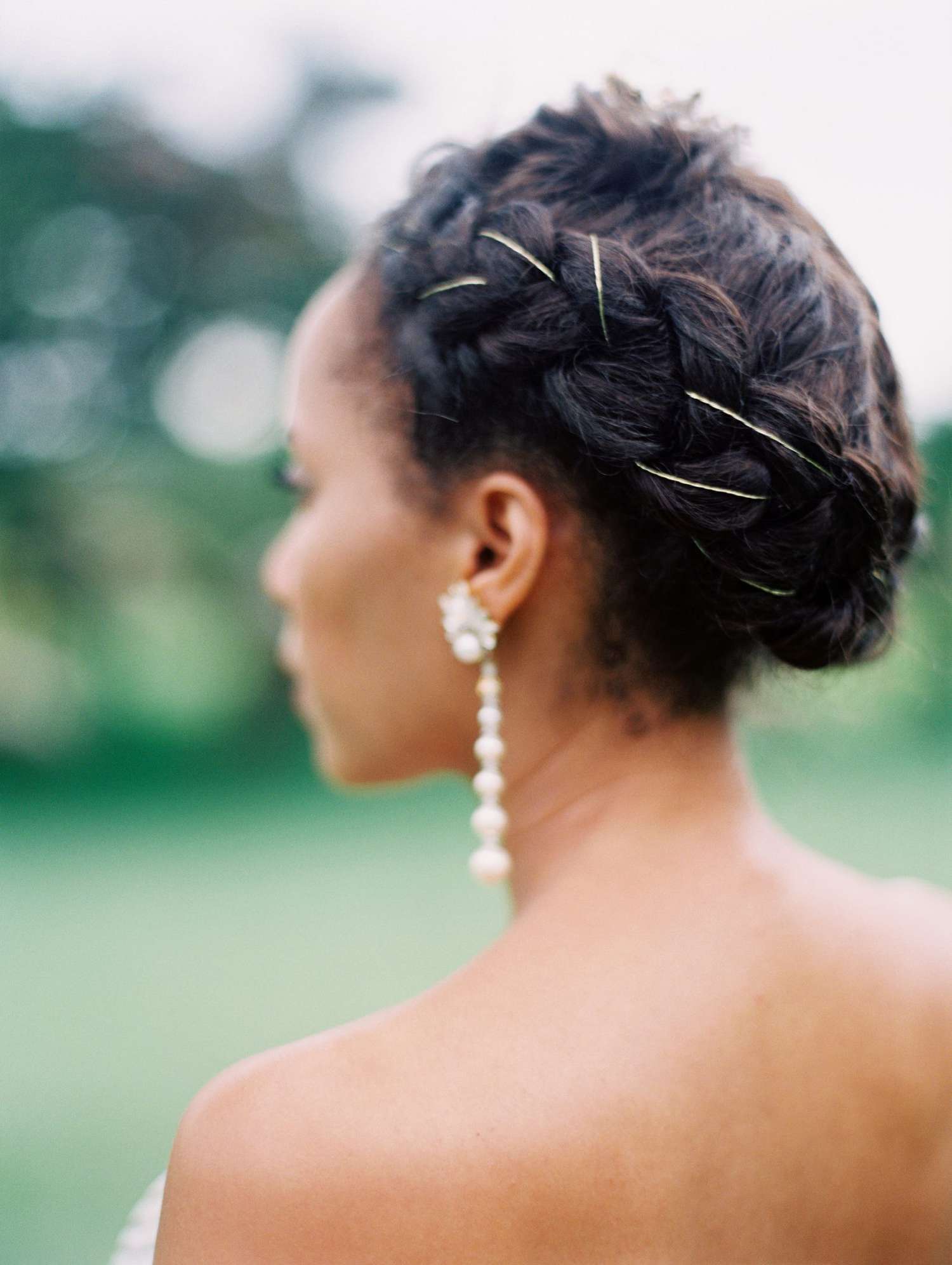 43 Chic Hairstyles That Look Even Better with Bobby Pins 5 Braided Crown with Bobby Pin