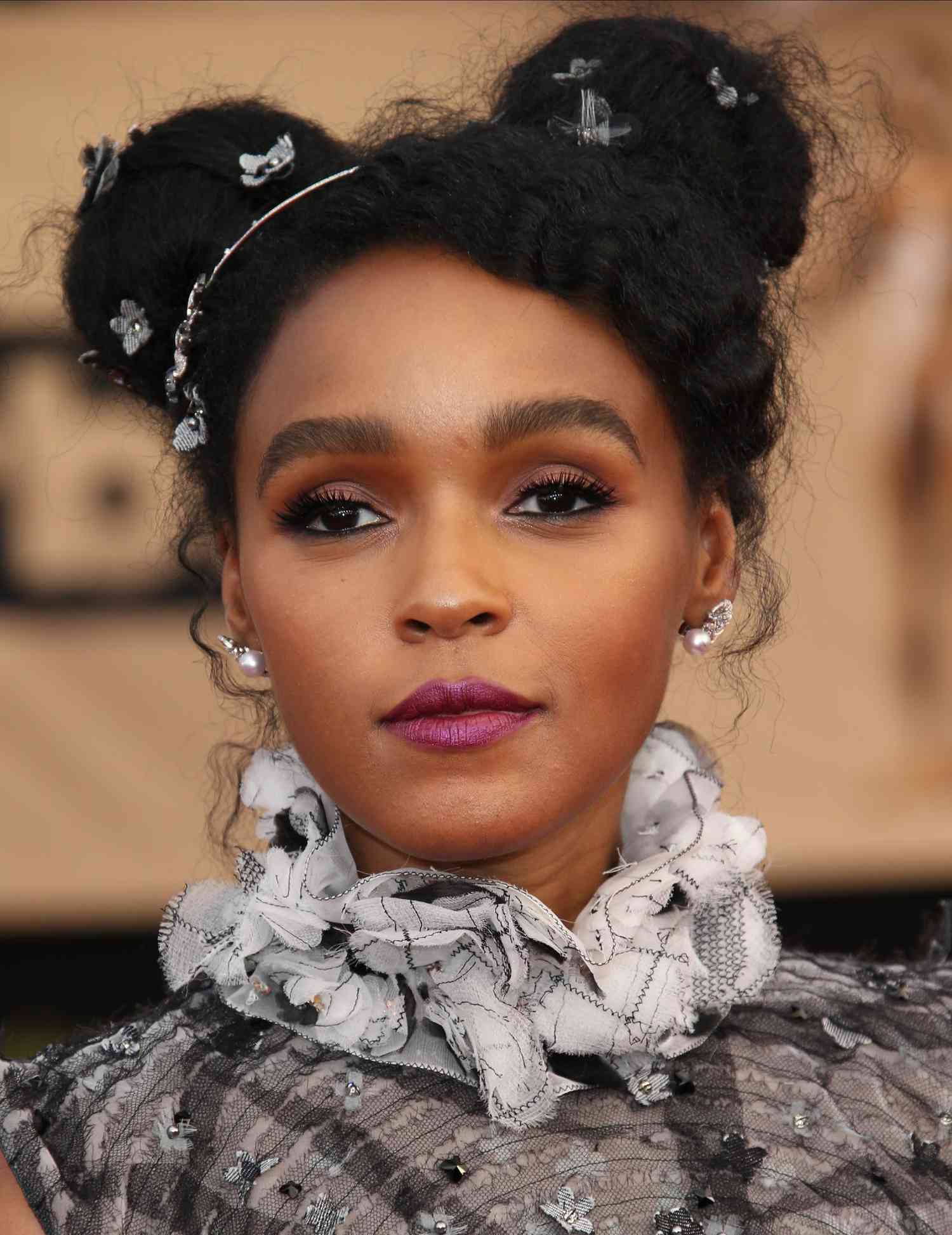 43 Chic Hairstyles That Look Even Better with Bobby Pins 19 Space Buns with Bobby Pin
