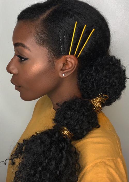 43 Chic Hairstyles That Look Even Better with Bobby Pins 31 Bubble Braid