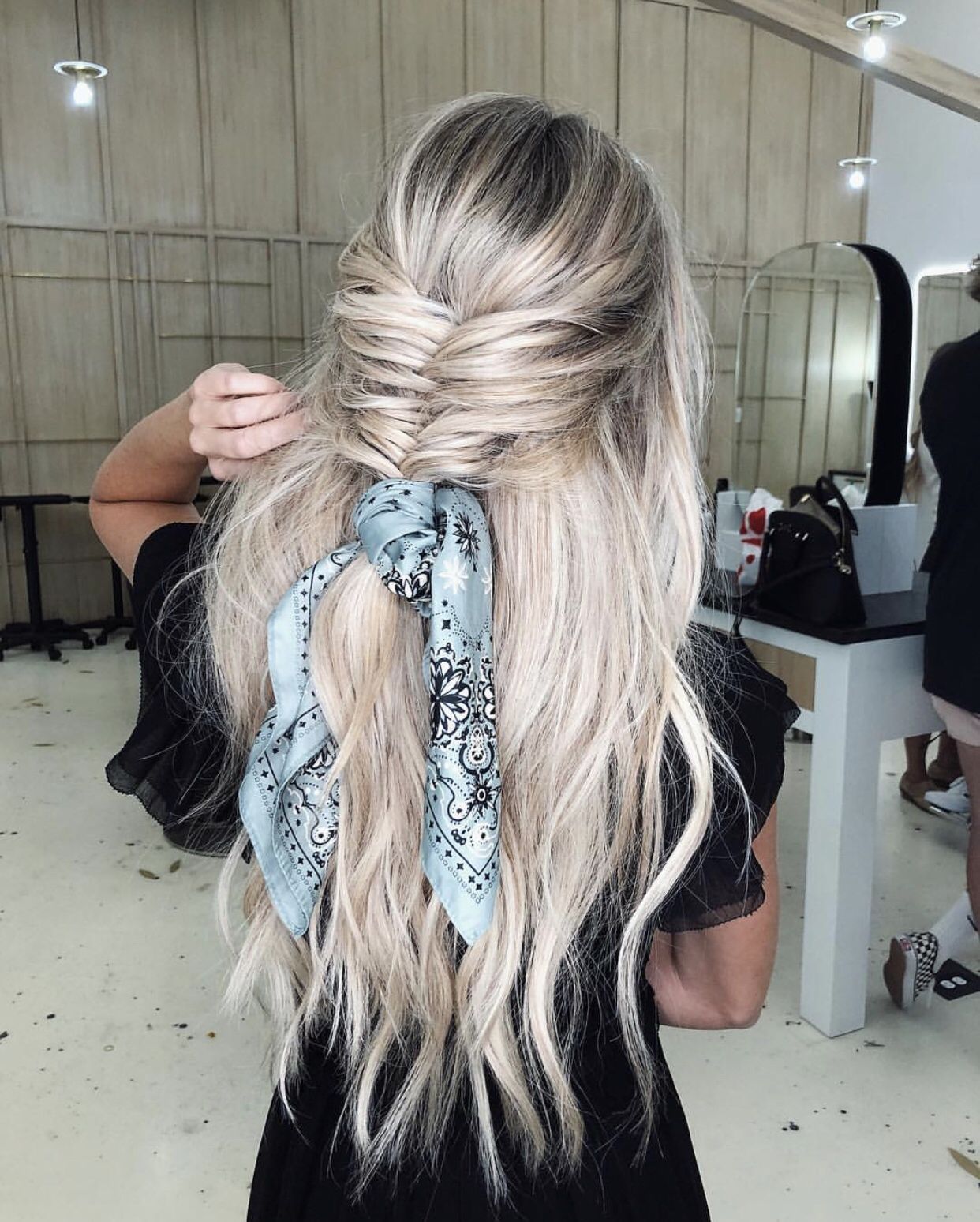 With a Scarf
