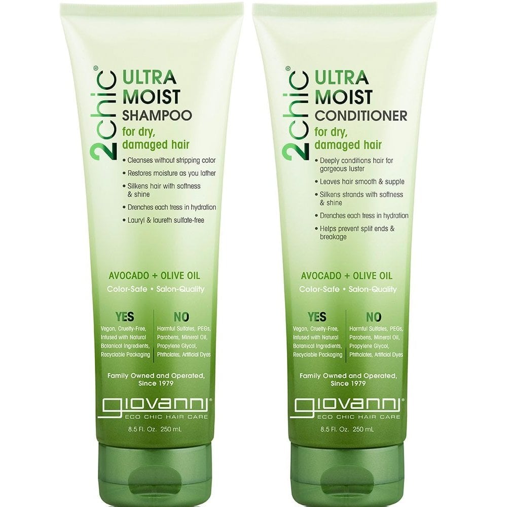 Giovanni 2chic Avocado & Olive Oil Ultra-Moist Shampoo and Conditioner