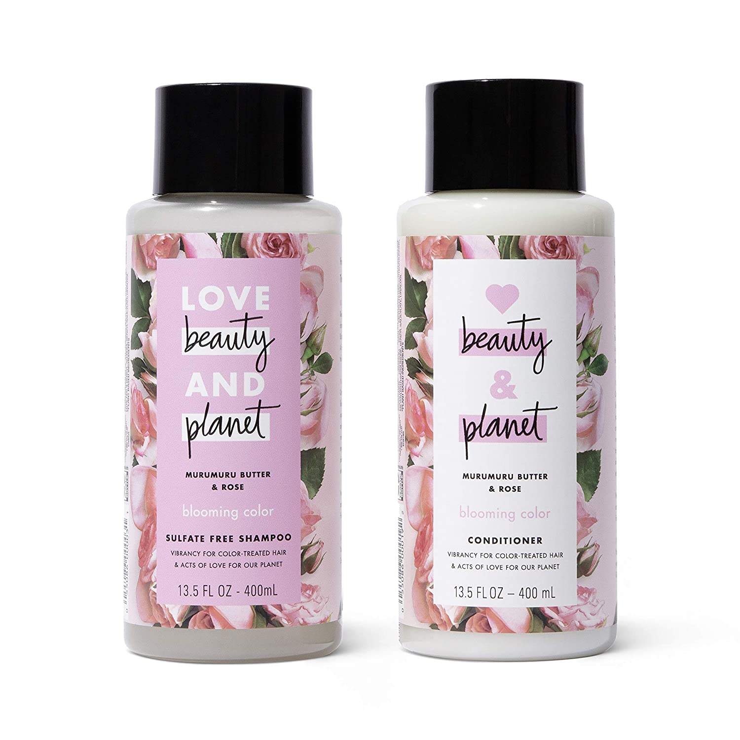 Love Beauty and Planet Blooming Color Murumuru Butter & Rose Shampoo and Conditioner