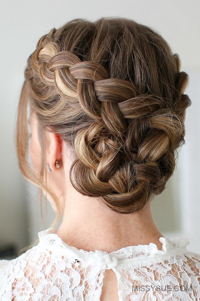 Dutch Hairstyles to Complement Any Occasion: Explore Our 42 Options 15 Dutch braided bun