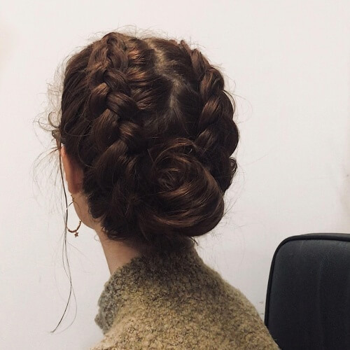 Dutch Hairstyles to Complement Any Occasion: Explore Our 42 Options 26 Dutch braided chignon