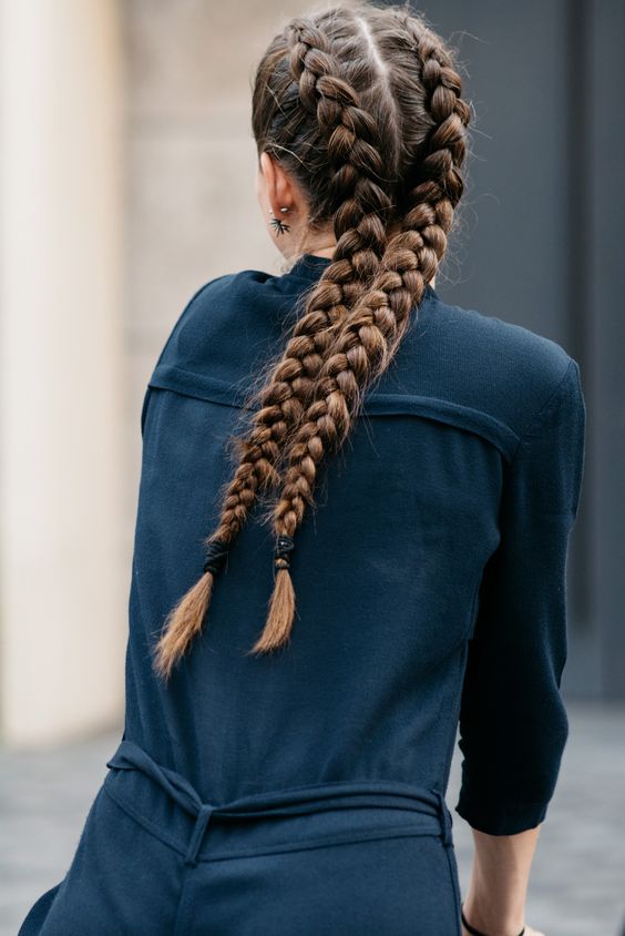 Dutch Hairstyles to Complement Any Occasion: Explore Our 42 Options 12 Dutch double braid