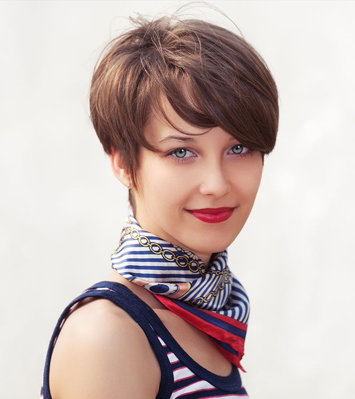 Feathered and Layered Pixie Cut