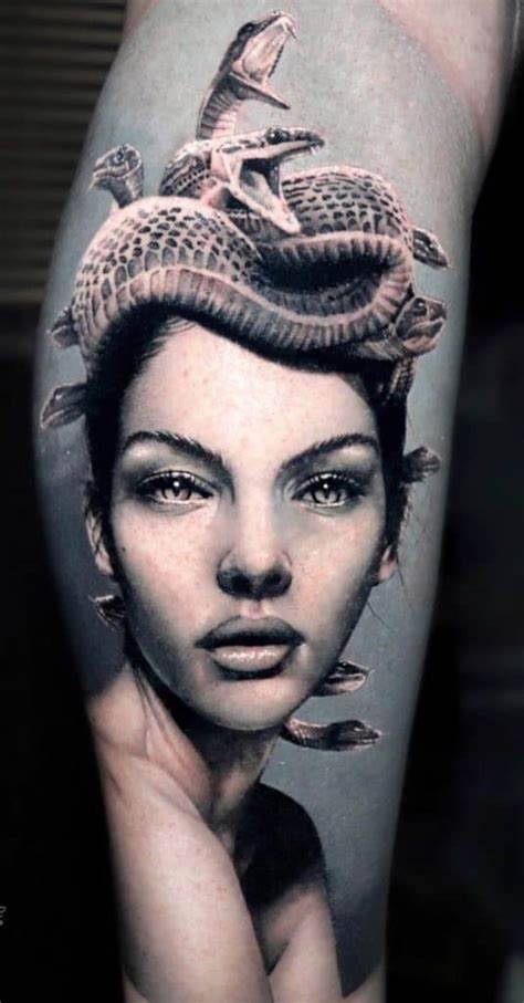 Realist Medusa Tattoo