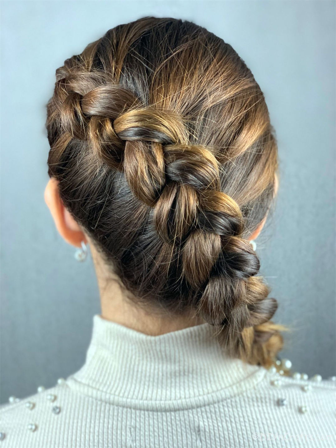 Reverse French Braid