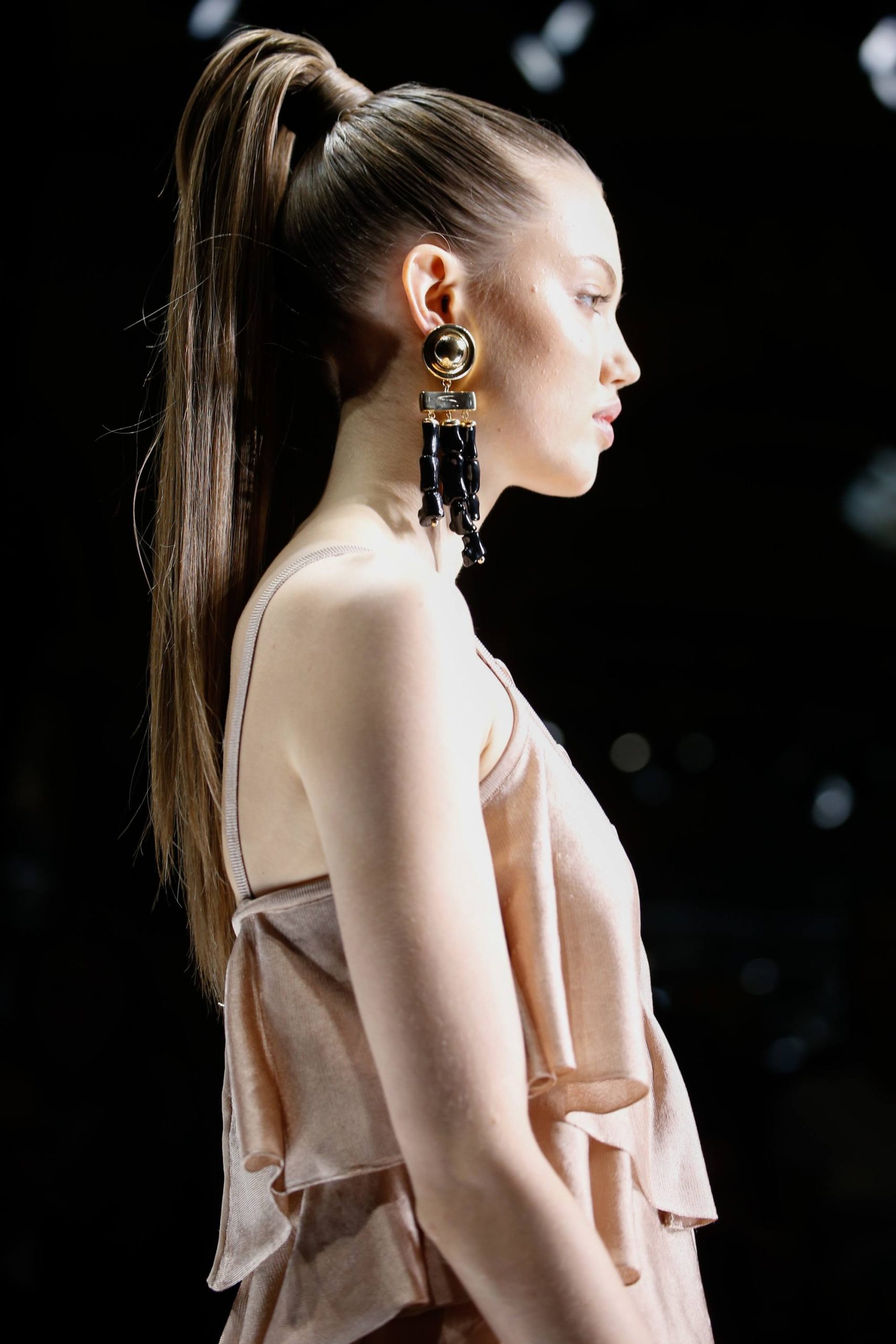 Structured High Ponytail with Volume