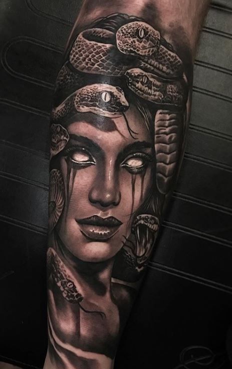 Tattoo of Dark Medusa