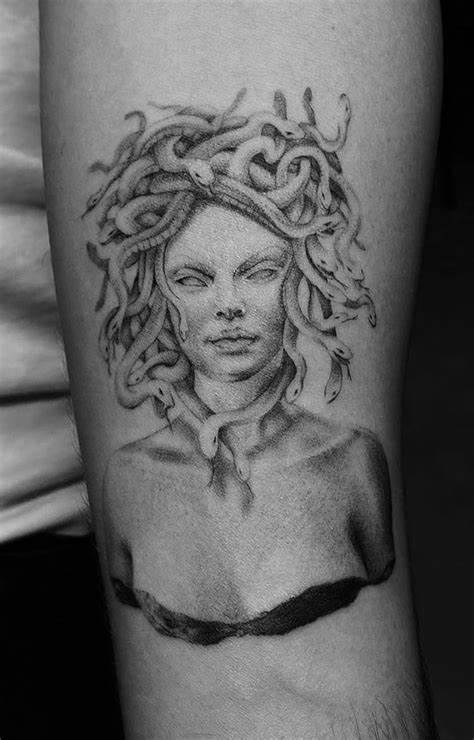 Tattoo of Medusa Statue