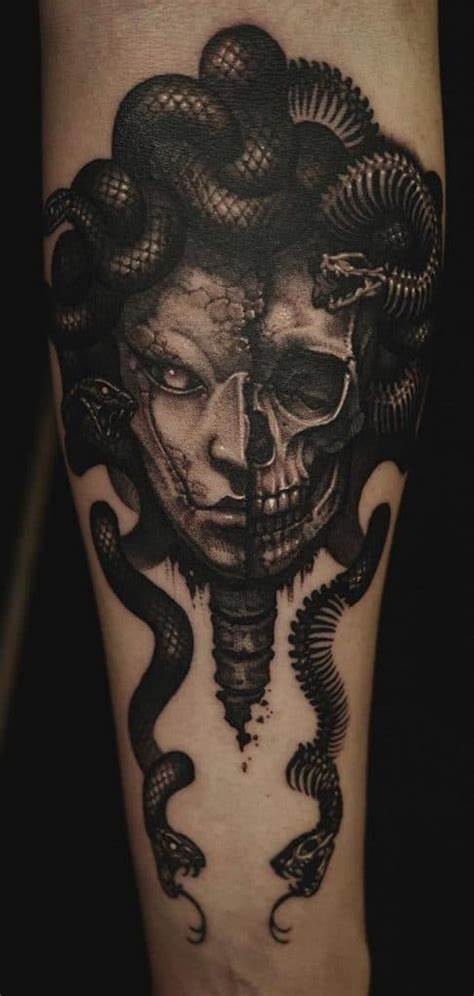 Tattoo of Medusa's Skull