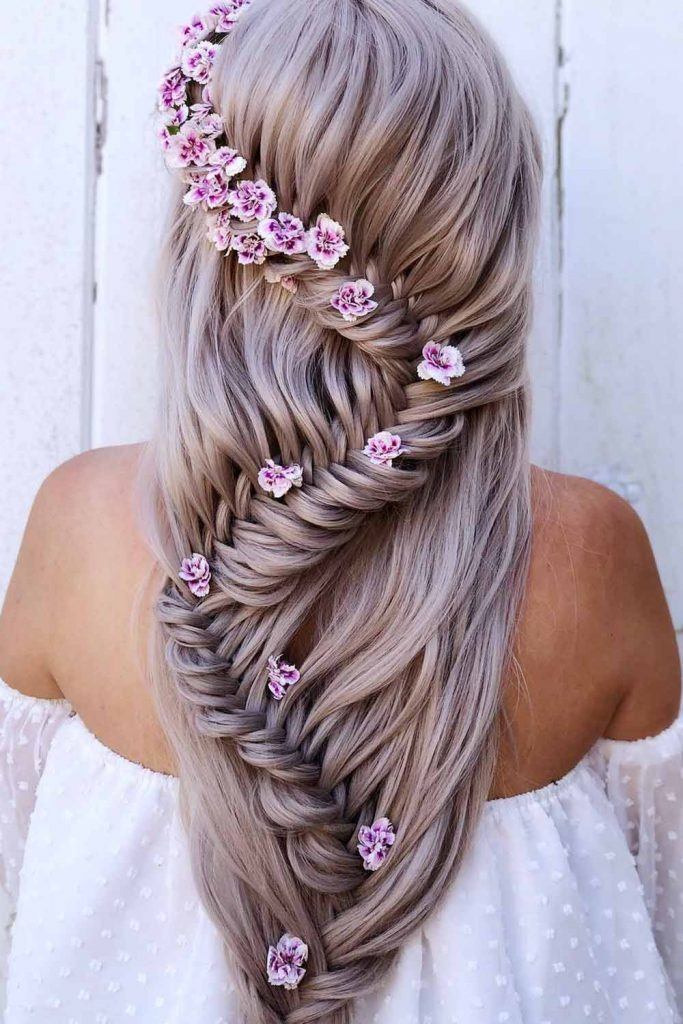 Violet Waterfall Braid