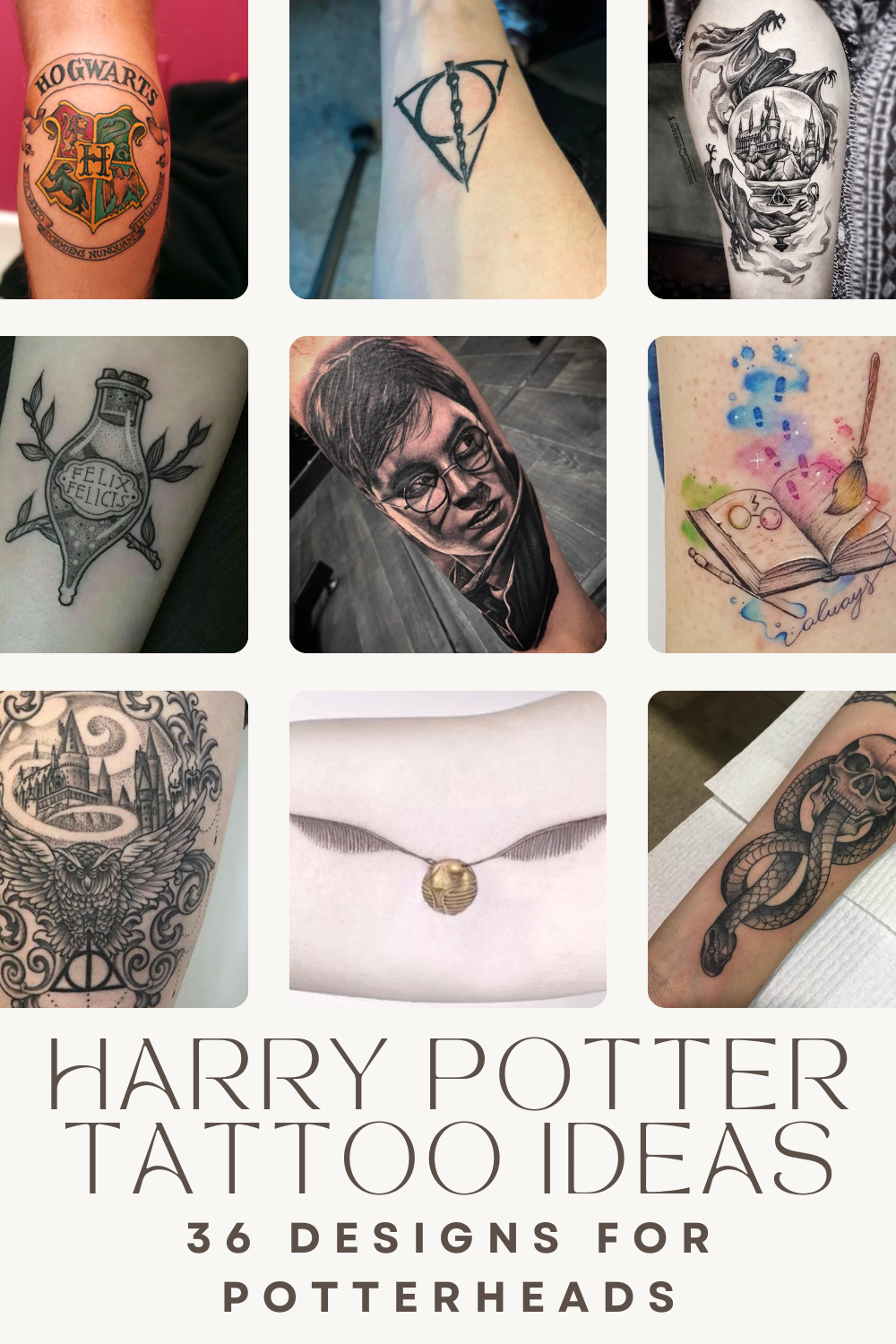 37 Harry Potter Tattoo Ideas with Meanings - Choose Yours Favorite, Potterheads Top Beauty Magazines