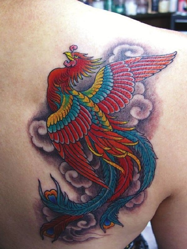 30 Mythical Phoenix Tattoos - Represent Immortality, Rebirth and resurrection of hope 12 Japanese Style